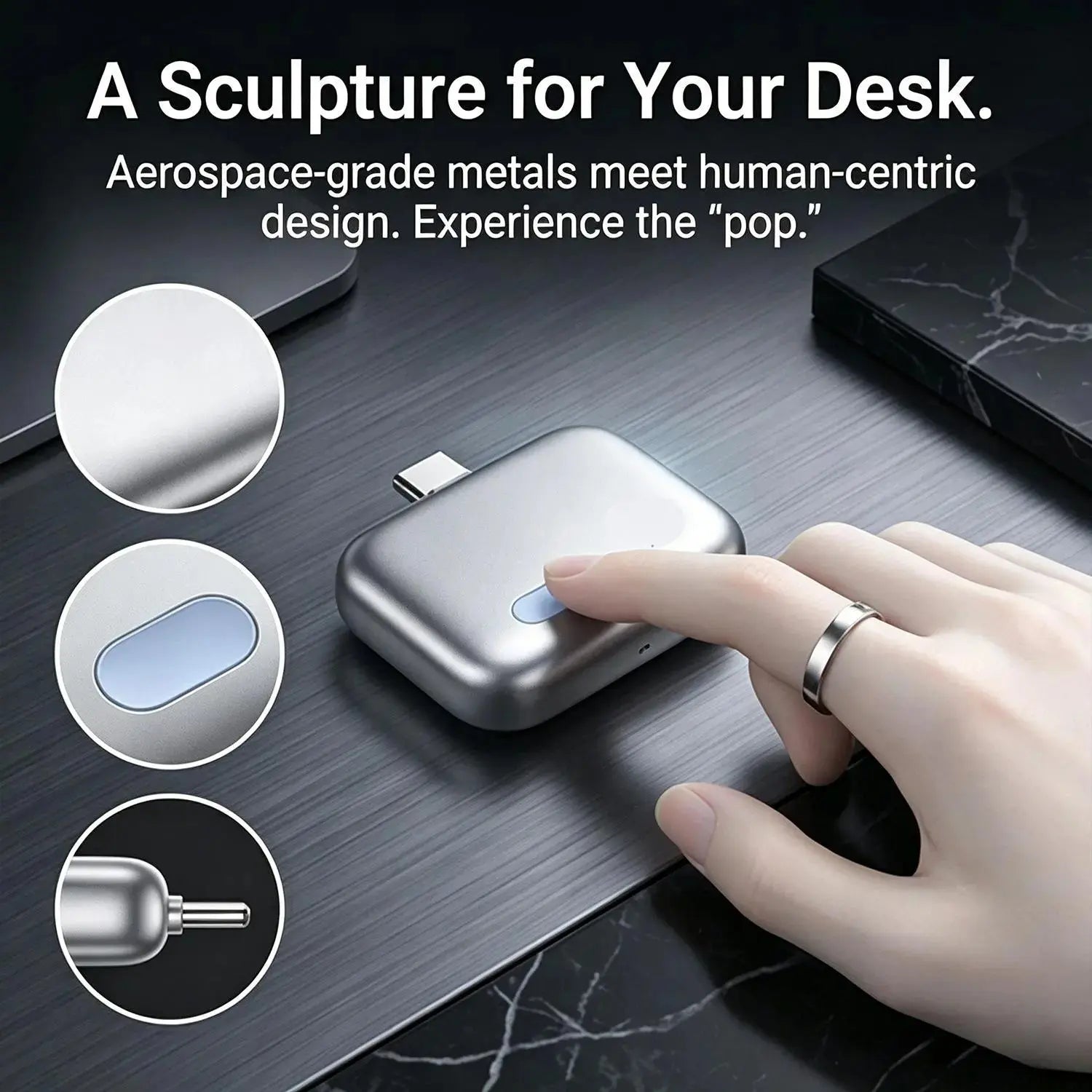 Looplyfe 140W Physical Disconnect Battery Guard with Auto and Self-Eject Charger, Smart Auto-Stop Charging Accessory for Mobile Devices and Laptops