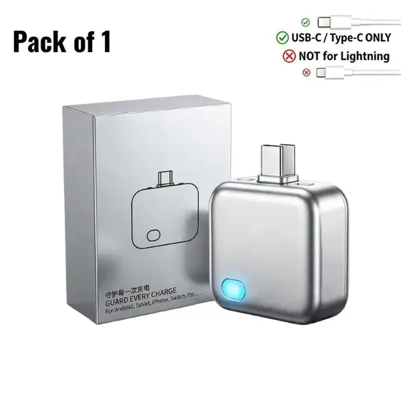 Looplyfe 140W Physical Disconnect Battery Guard with Auto and Self-Eject Charger, Smart Auto-Stop Charging Accessory for Mobile Devices and Laptops