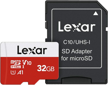 32GB High-Speed Micro SD Card with Adapter - UHS-I, Class 10, Up to 100MB/s, Perfect for All Your Storage Needs!