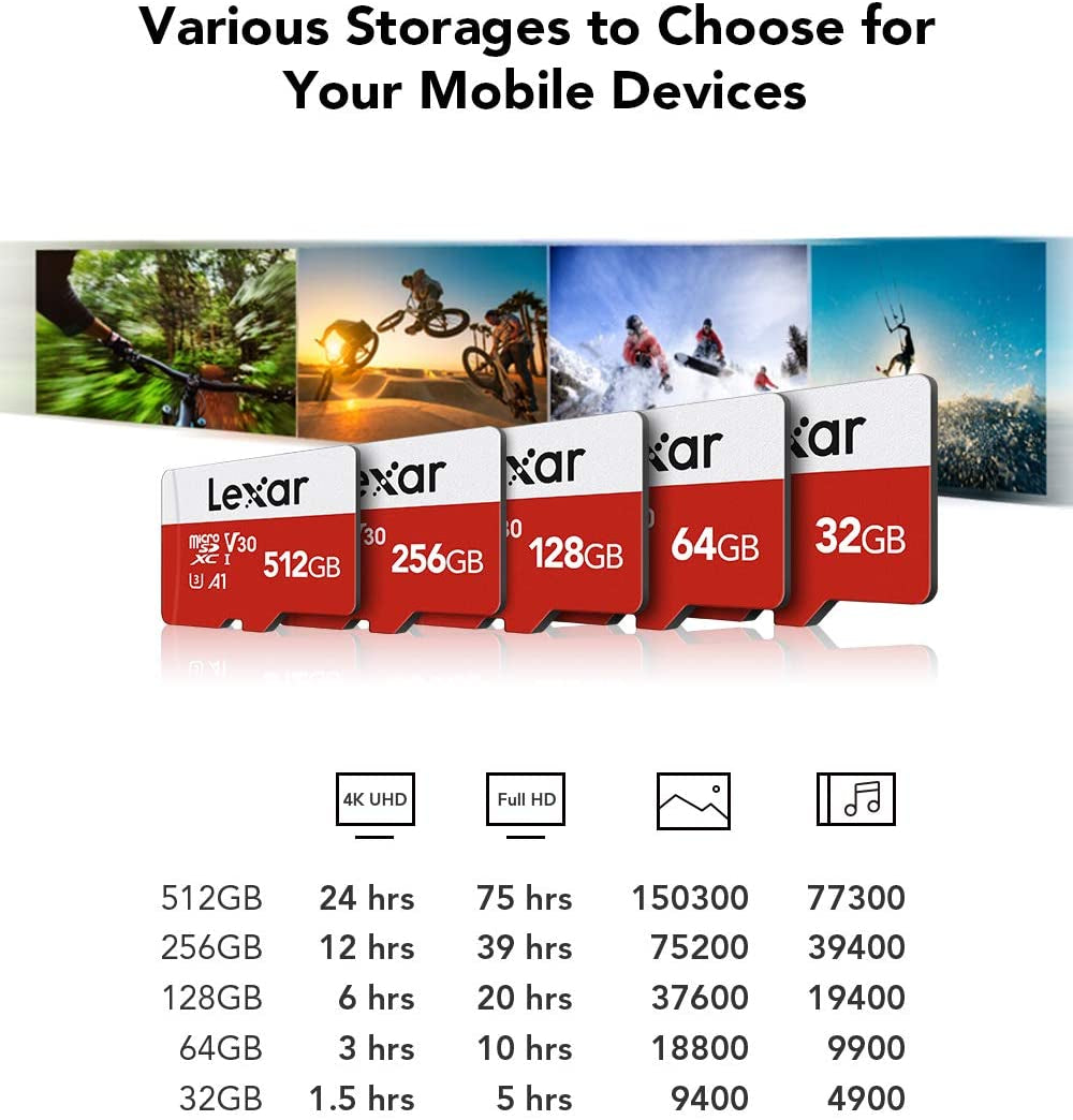 32GB High-Speed Micro SD Card with Adapter - UHS-I, Class 10, Up to 100MB/s, Perfect for All Your Storage Needs!