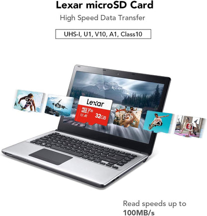 32GB High-Speed Micro SD Card with Adapter - UHS-I, Class 10, Up to 100MB/s, Perfect for All Your Storage Needs!